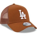 shapka-izvita-traker-kafyav-snapbek-a-frame-league-essential-na-los-angeles-dodgers-mlb-ot-new-era