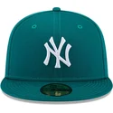 shapka-ploska-zelena-prilepnala-59fifty-league-essential-na-new-york-yankees-mlb-ot-new-era