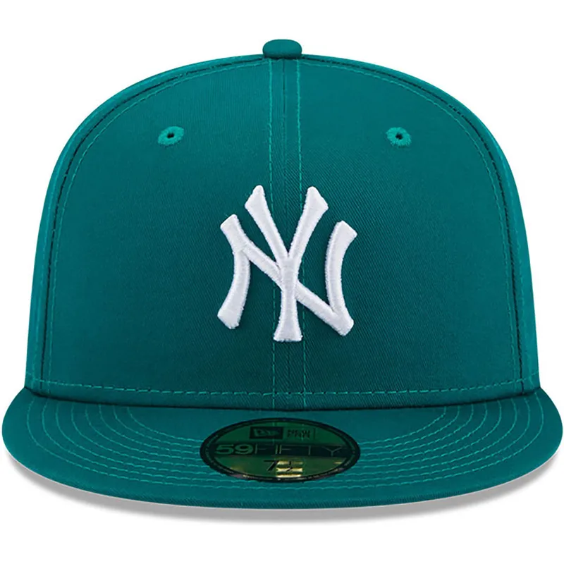 shapka-ploska-zelena-prilepnala-59fifty-league-essential-na-new-york-yankees-mlb-ot-new-era