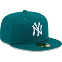 shapka-ploska-zelena-prilepnala-59fifty-league-essential-na-new-york-yankees-mlb-ot-new-era