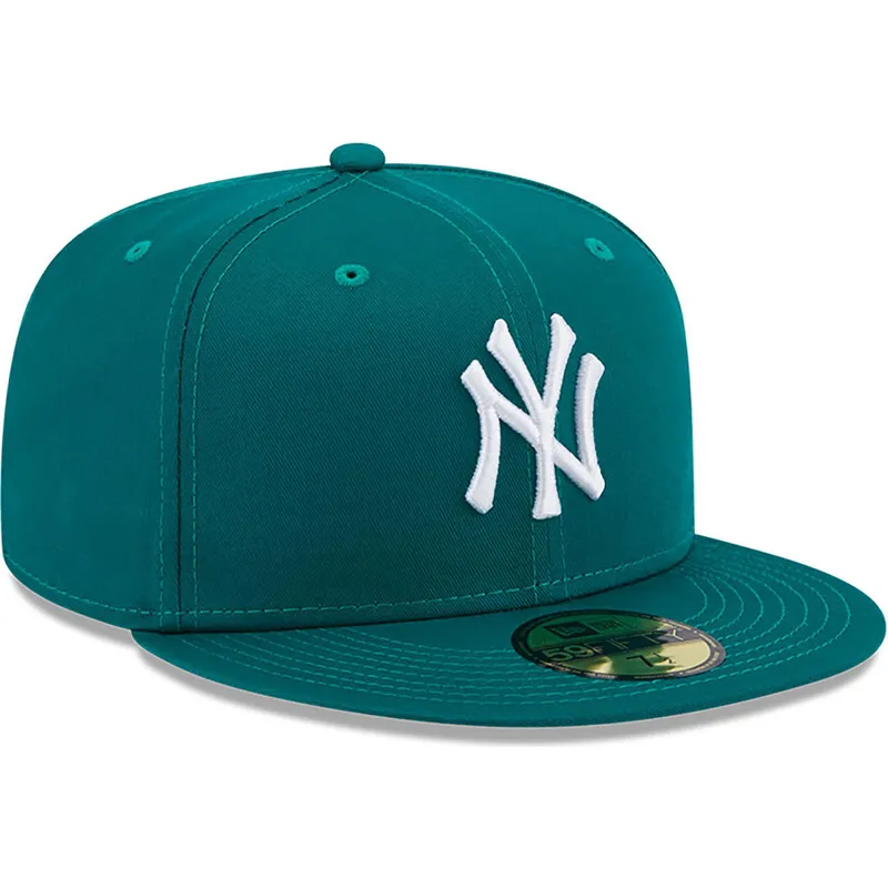 shapka-ploska-zelena-prilepnala-59fifty-league-essential-na-new-york-yankees-mlb-ot-new-era