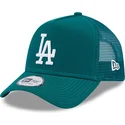 shapka-izvita-traker-zelena-snapbek-a-frame-league-essential-na-los-angeles-dodgers-mlb-ot-new-era