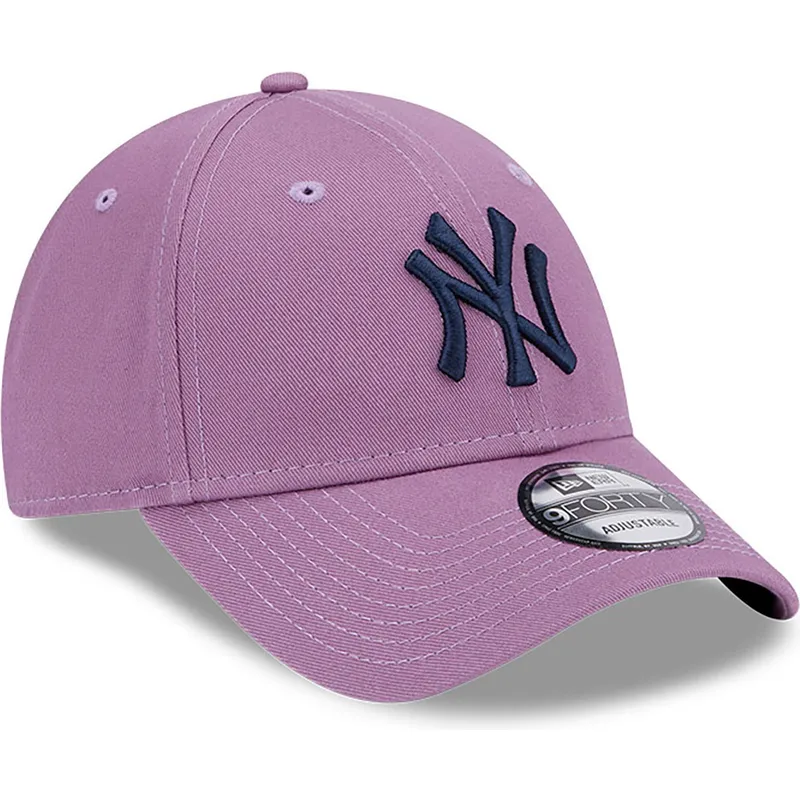 shapka-izvita-violetka-reguliruem-9forty-league-essential-na-new-york-yankees-mlb-ot-new-era