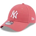 shapka-izvita-roza-reguliruem-9forty-league-essential-na-new-york-yankees-mlb-ot-new-era