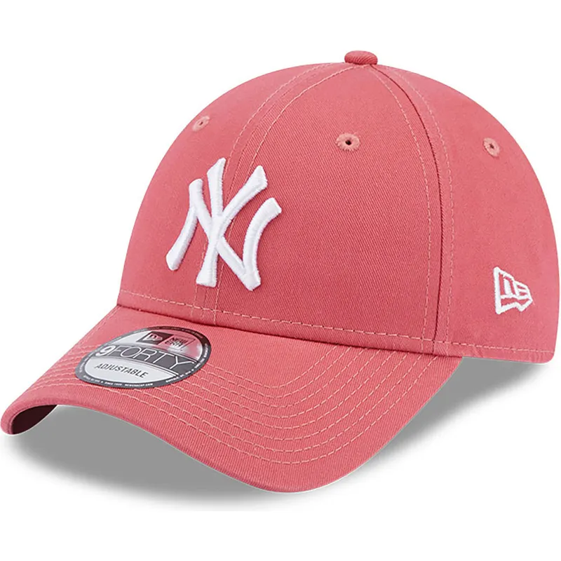shapka-izvita-roza-reguliruem-9forty-league-essential-na-new-york-yankees-mlb-ot-new-era