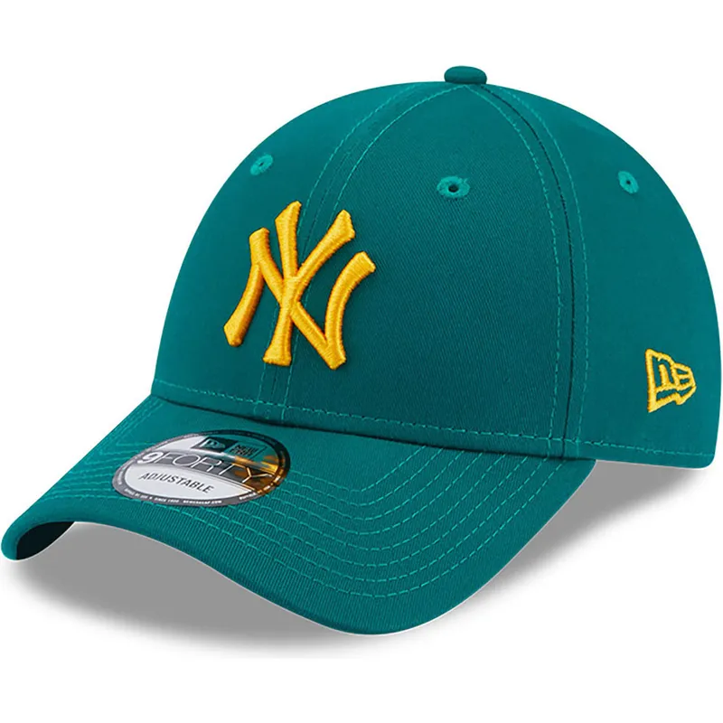 shapka-izvita-zelena-reguliruem-9forty-league-essential-na-new-york-yankees-mlb-ot-new-era