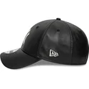 shapka-izvita-cherna-reguliruem-9forty-leather-na-new-york-yankees-mlb-ot-new-era