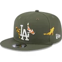 shapka-ploska-zelena-snapbek-9fifty-koi-fish-na-los-angeles-dodgers-mlb-ot-new-era