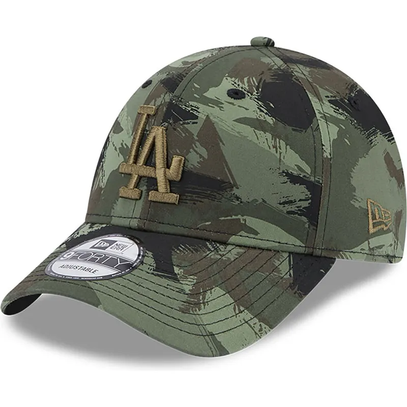 shapka-izvita-kamuflazh-reguliruem-9forty-all-over-print-painted-na-los-angeles-dodgers-mlb-ot-new-era