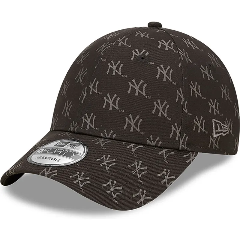 shapka-izvita-cherna-reguliruem-9forty-monogram-na-new-york-yankees-mlb-ot-new-era