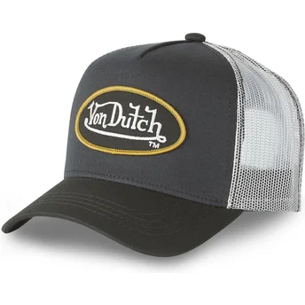 Καπέλο trucker μαύρο και λευκό CLA6 της Von Dutch