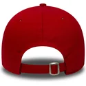 shapka-izvita-chervena-reguliruem-za-deca-9forty-essential-na-new-york-yankees-mlb-ot-new-era