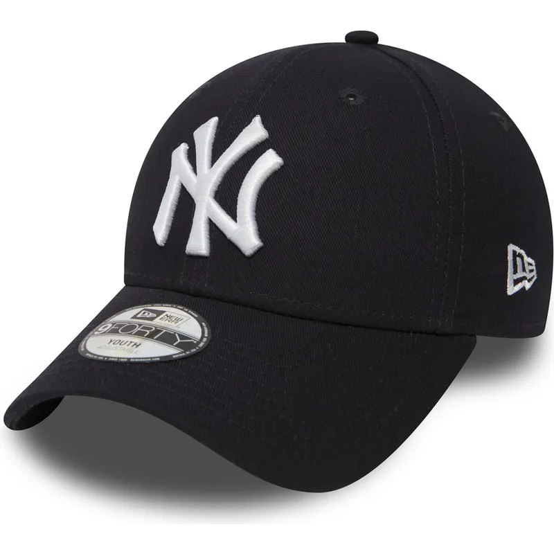 shapka-izvita-tmnosin-reguliruema-za-deca-9forty-essential-na-new-york-yankees-mlb-ot-new-era
