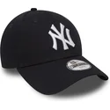 shapka-izvita-tmnosin-reguliruema-za-deca-9forty-essential-na-new-york-yankees-mlb-ot-new-era