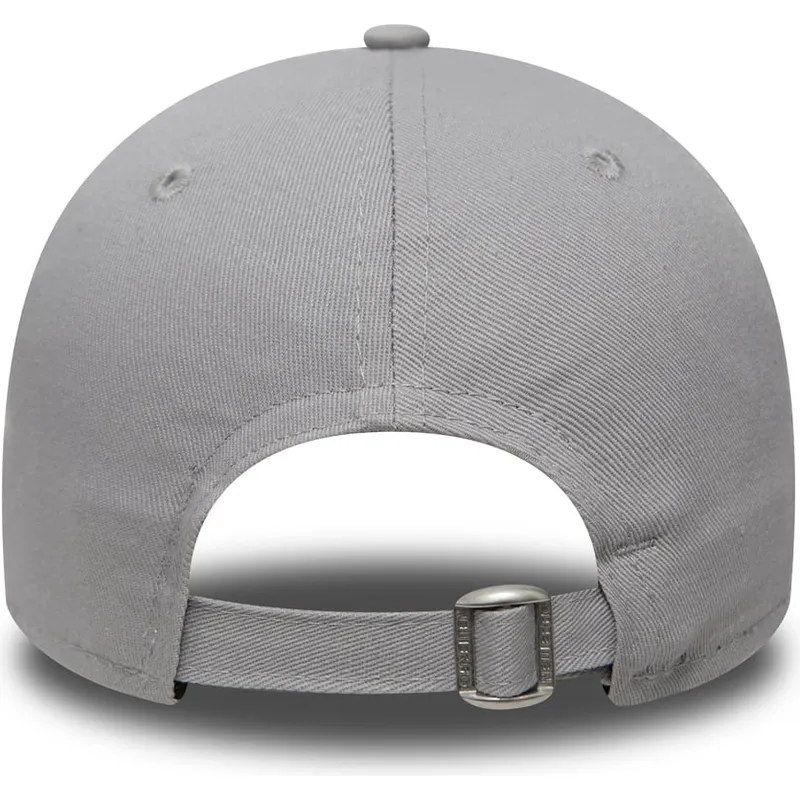 shapka-izvita-siv-reguliruem-za-deca-9forty-essential-na-new-york-yankees-mlb-ot-new-era