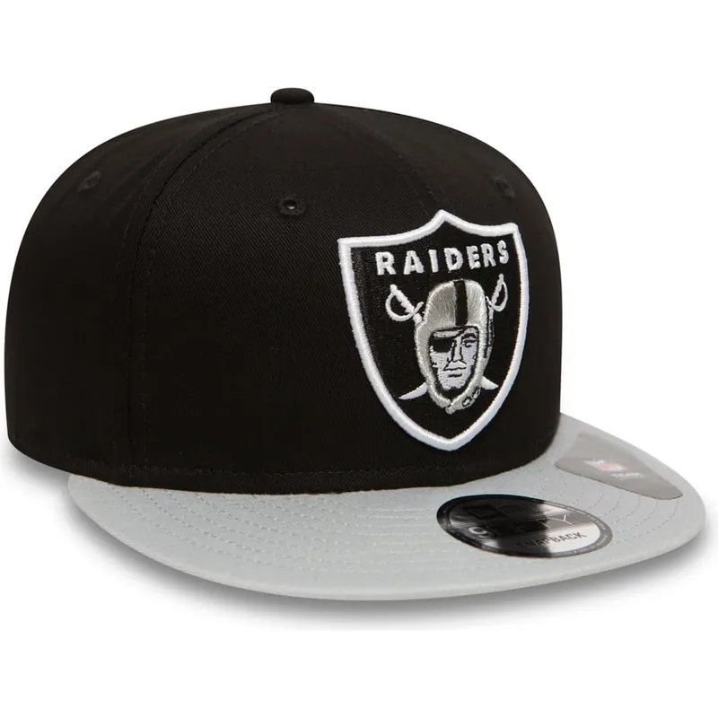 shapka-ploska-siv-snapbek-9fifty-cotton-block-na-las-vegas-raiders-nfl-ot-new-era