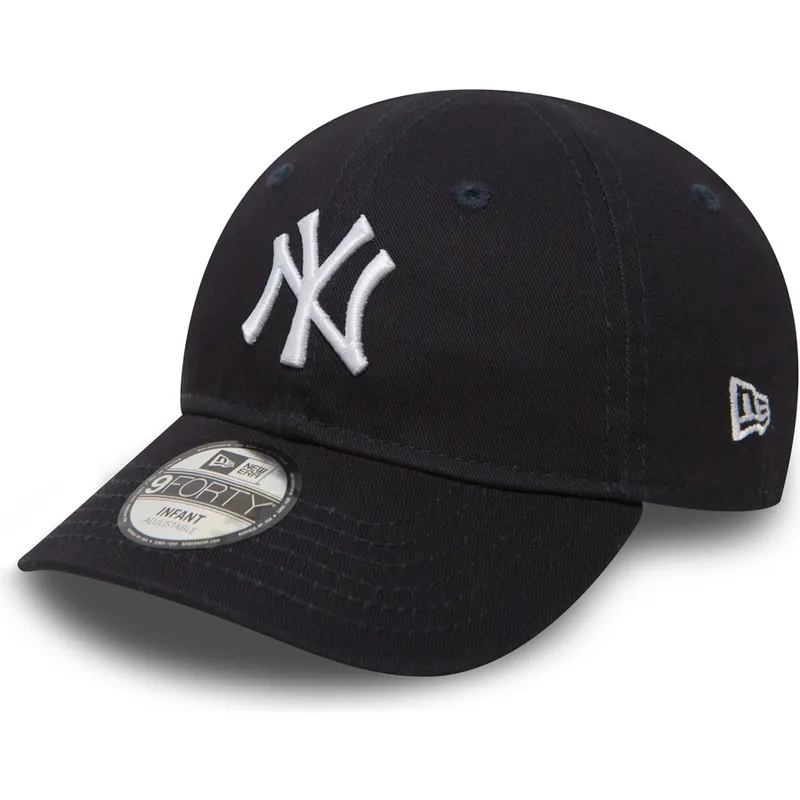 shapka-izvita-sinya-reguliruem-za-deca-9forty-essential-na-new-york-yankees-mlb-ot-new-era