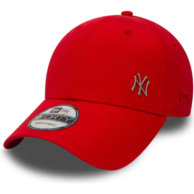 shapka-izvita-chervena-reguliruem-9forty-flawless-na-new-york-yankees-mlb-ot-new-era