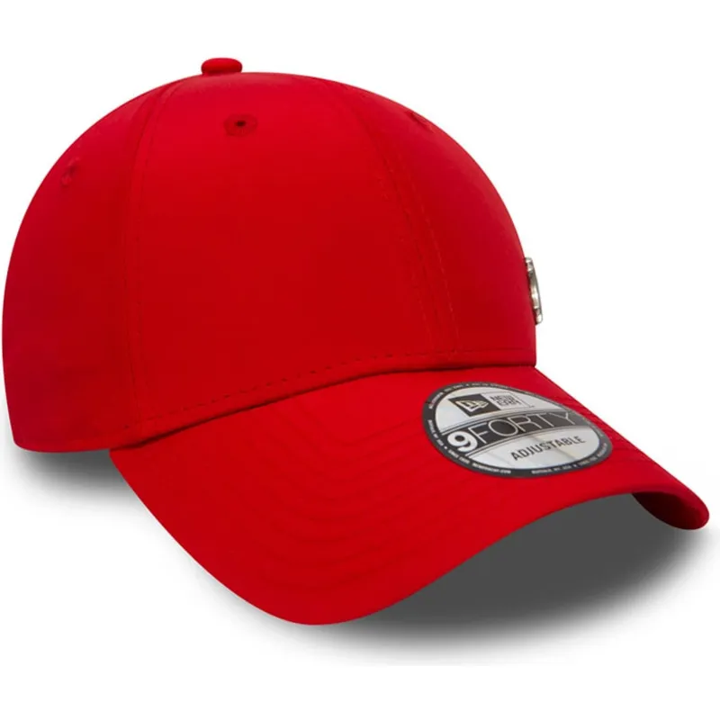 chervena-izvita-reguliruema-shapka-9forty-flawless-logo-na-new-york-yankees-mlb-ot-new-era