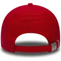 new-era-new-york-yankees-mlb-9forty-flawless-logo-verstellbare-rote-kappe-mit-gebogenem-schirm