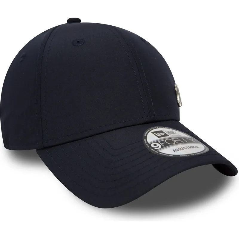 new-era-new-york-yankees-mlb-9forty-flawless-logo-justerbar-marinebla-buet-kasket