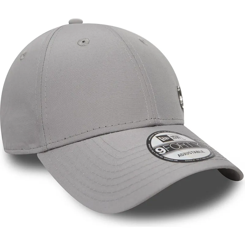 siva-izvita-reguliruema-shapka-9forty-flawless-logo-na-new-york-yankees-mlb-ot-new-era