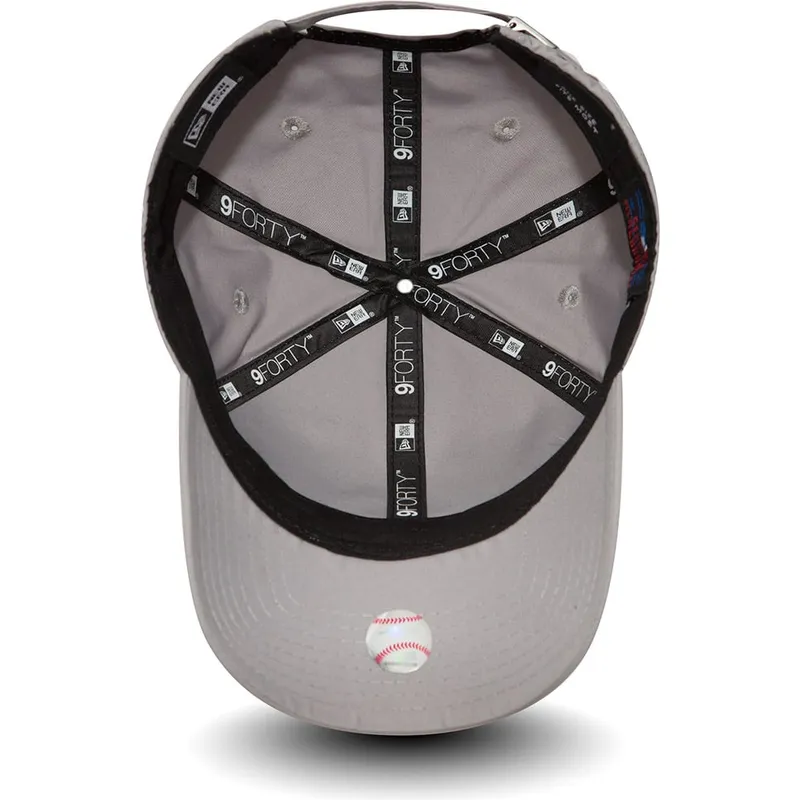 siva-izvita-reguliruema-shapka-9forty-flawless-logo-na-new-york-yankees-mlb-ot-new-era