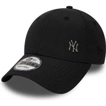 Черна извита регулируема шапка 9FORTY Flawless Logo на New York Yankees MLB от New Era
