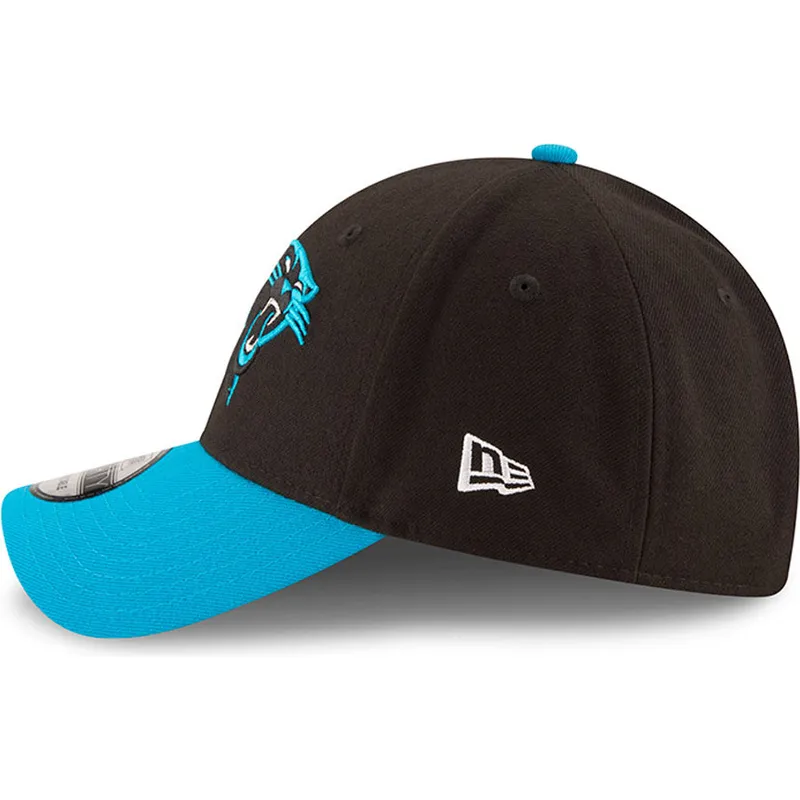 shapka-izvita-cherna-reguliruem-9forty-the-league-na-carolina-panthers-nfl-ot-new-era
