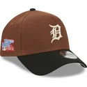 shapka-izvita-kafyav-snapbek-9forty-a-frame-harvest-na-detroit-tigers-mlb-ot-new-era