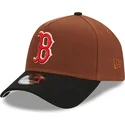 shapka-izvita-kafyav-snapbek-9forty-a-frame-harvest-na-boston-red-sox-mlb-ot-new-era