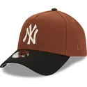 shapka-izvita-kafyav-snapbek-9forty-a-frame-harvest-na-new-york-yankees-mlb-ot-new-era