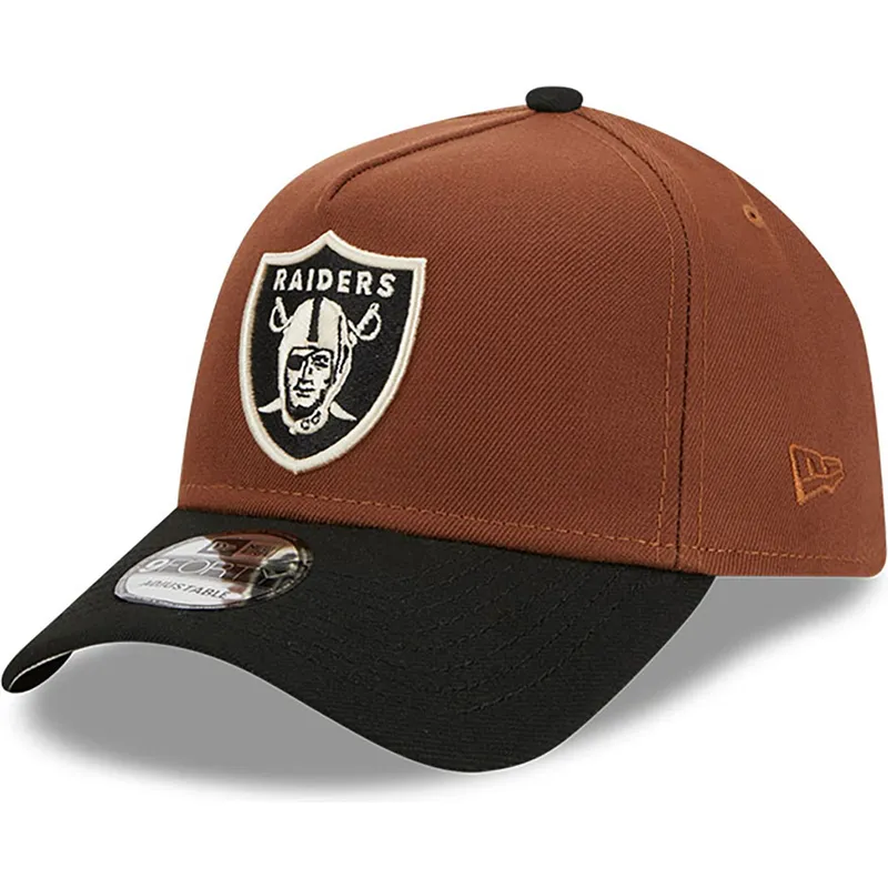 shapka-izvita-kafyav-snapbek-9forty-a-frame-harvest-na-las-vegas-raiders-nfl-ot-new-era