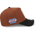 las-vegas-raiders-nfl-new-era-9forty-a-frame-harvest-snapback-kappe-in-braun-und-schwarz