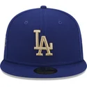 shapka-ploska-sinya-prilepnala-59fifty-laurel-sidepatch-na-los-angeles-dodgers-mlb-ot-new-era