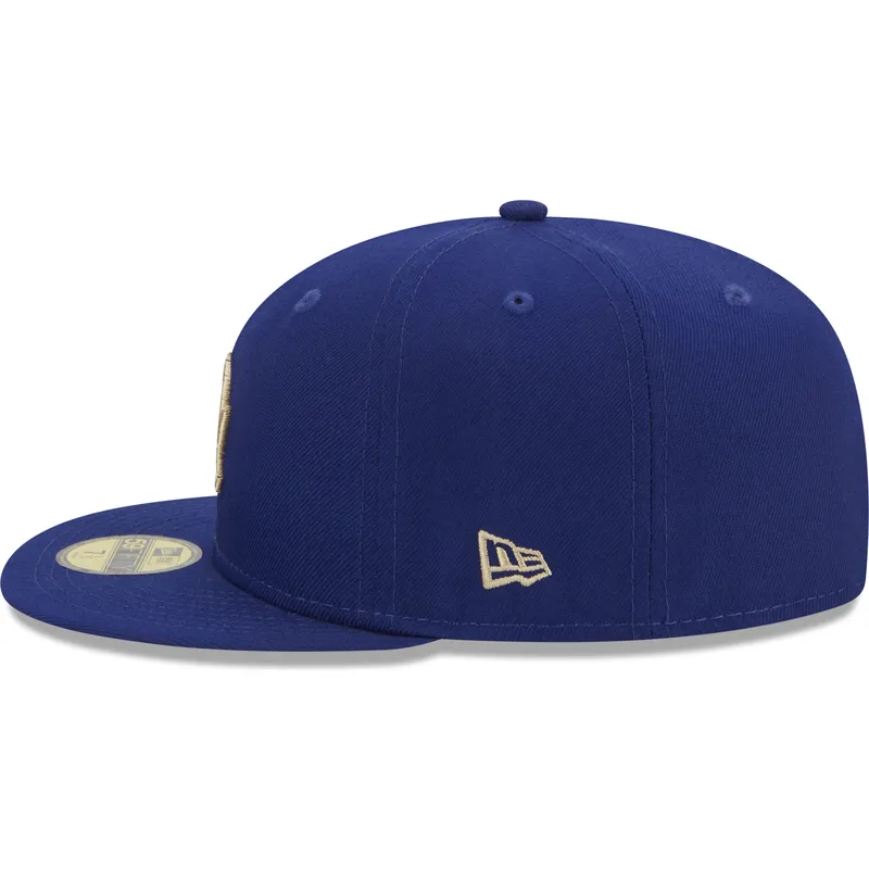 shapka-ploska-sinya-prilepnala-59fifty-laurel-sidepatch-na-los-angeles-dodgers-mlb-ot-new-era