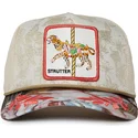 shapka-izvita-traker-bezhov-snapbek-multicolor-strutter-quid-glorier-carousel-the-farm-ot-goorin-bros