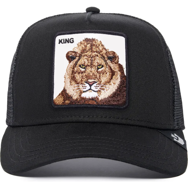 shapka-izvita-traker-cherna-snapbek-the-king-lion-the-farm-ot-goorin-bros