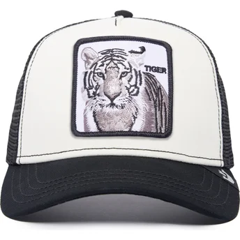 weisse-und-schwarze-trucker-kappe-tiger-the-white-tiger-the-farm-von-goorin-bros