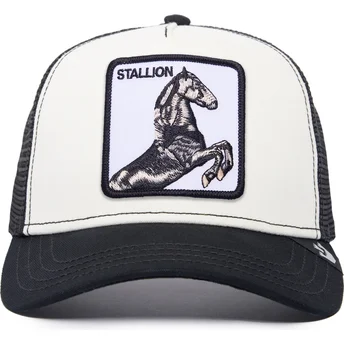 Шапка извита черна snapback на Gorra trucker blanca y negra caballo Stallion The Farm The Farm от Goorin Bros.