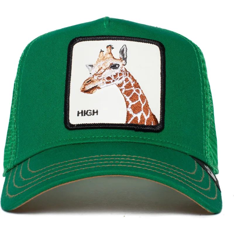 shapka-izvita-traker-zelena-snapbek-the-giraffe-the-farm-ot-goorin-bros