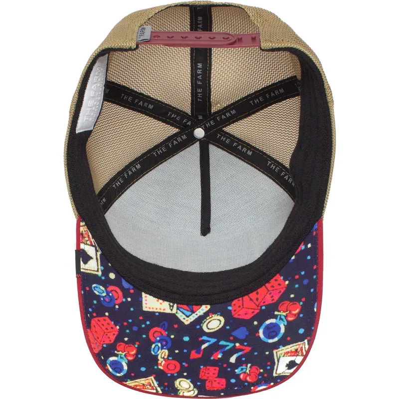 trucker-kasket-sort-og-rod-lovinde-queen-carte-blanche-casino-the-farm-fra-goorin-bros