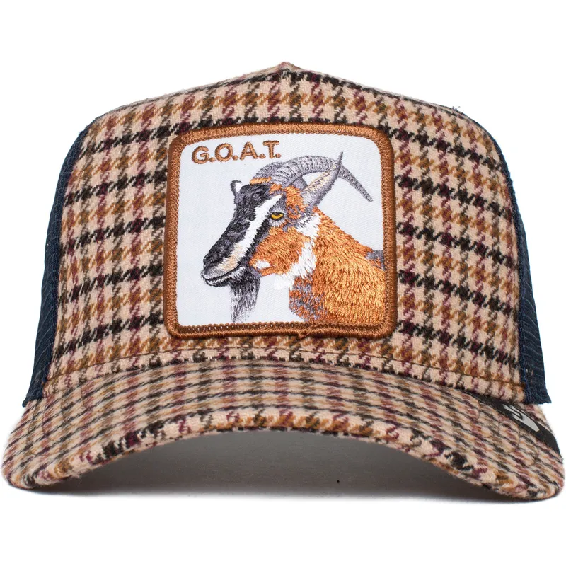 shapka-izvita-traker-bezhov-snapbek-goat-good-kid-plaad-city-the-farm-ot-goorin-bros