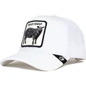 shapka-izvita-traker-byala-snapbek-platinum-sheep-the-farm-ot-goorin-bros