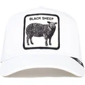 shapka-izvita-traker-byala-snapbek-platinum-sheep-the-farm-ot-goorin-bros