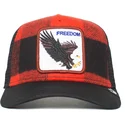 shapka-izvita-traker-chervena-snapbek-freedom-ski-free-the-farm-ot-goorin-bros
