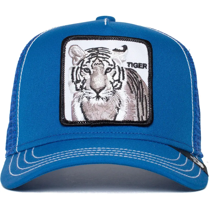 shapka-izvita-traker-sinya-snapbek-za-deca-tiger-stripe-earner-the-farm-ot-goorin-bros