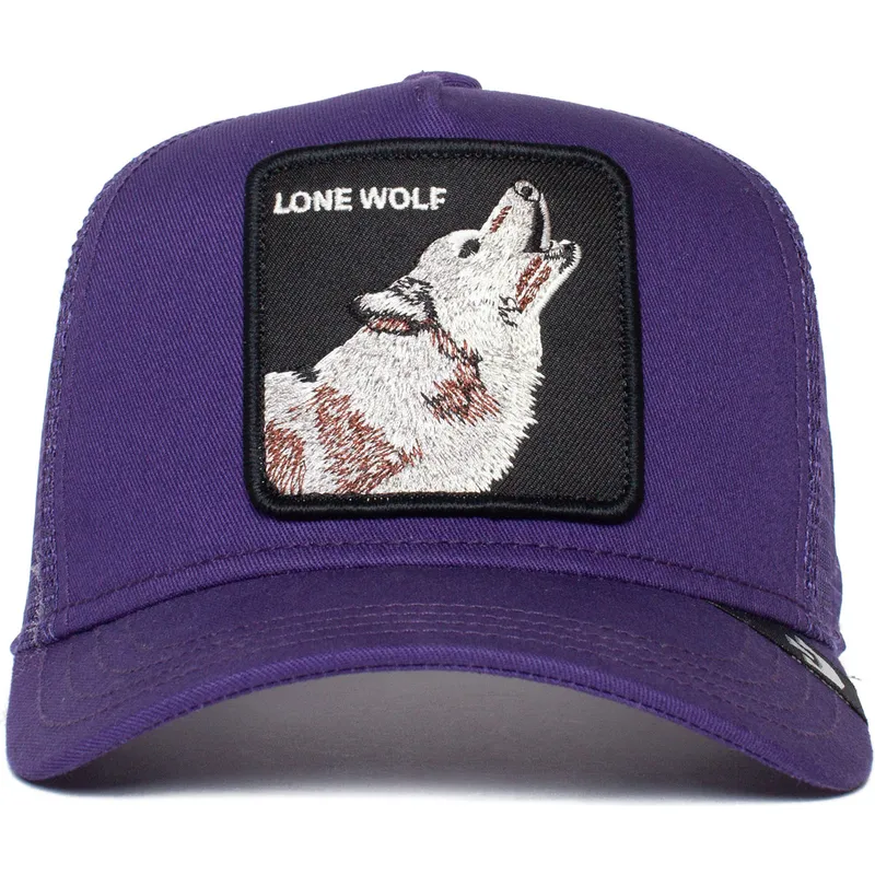 shapka-izvita-traker-violetka-snapbek-za-deca-lone-wolf-lil-the-farm-ot-goorin-bros