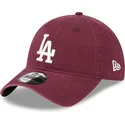 shapka-izvita-chervena-reguliruem-9twenty-league-essential-na-los-angeles-dodgers-mlb-ot-new-era