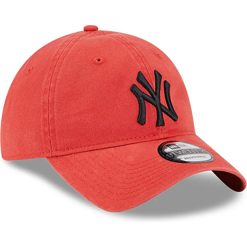 shapka-izvita-chervena-reguliruem-9twenty-league-essential-na-new-york-yankees-mlb-ot-new-era